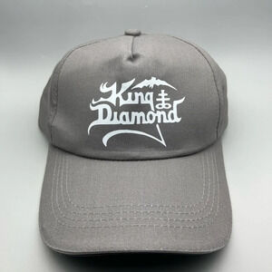 KING Diamond Adjustable Baseball Cap, Grey, One Size, NWOT